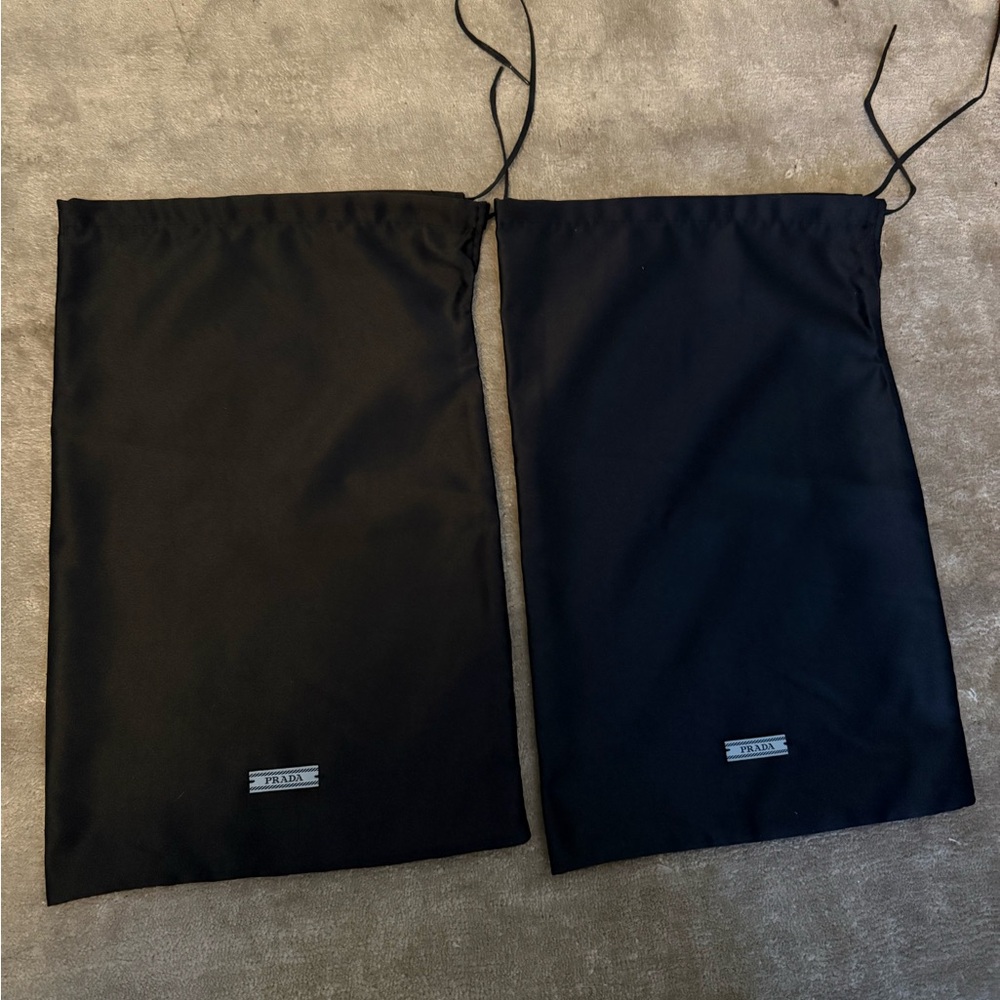 Prada Black Dust Bags